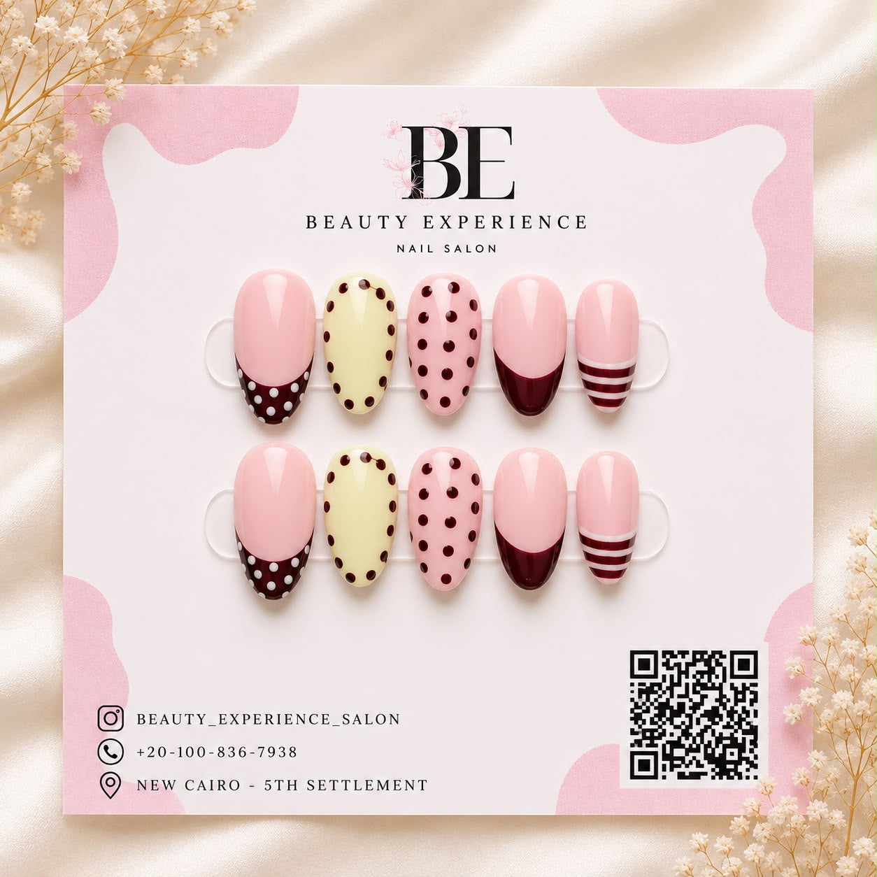 Press On Nails - Customized Polka Dots press-on nails