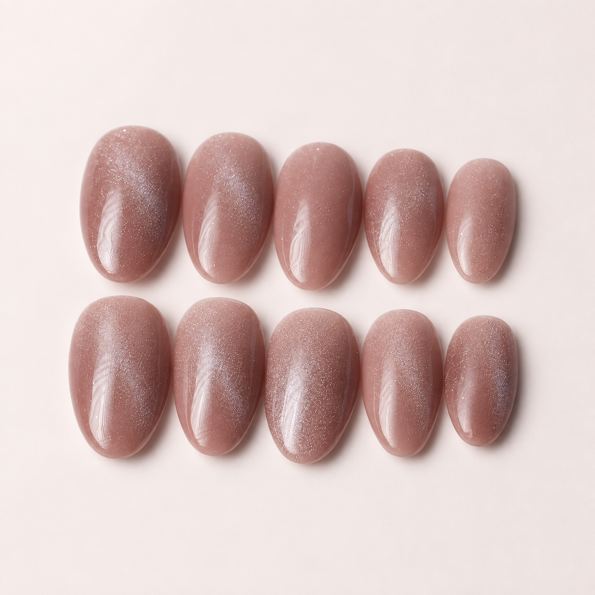Nude Magnetic | Beauty Experience Egypt press-on nails