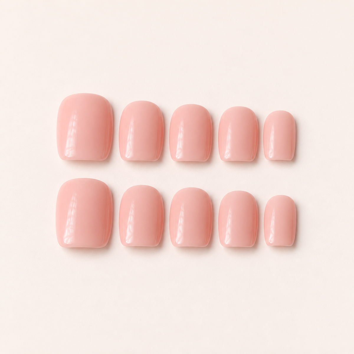 Simple Nude Color | Beauty Experience Egypt press-on nails