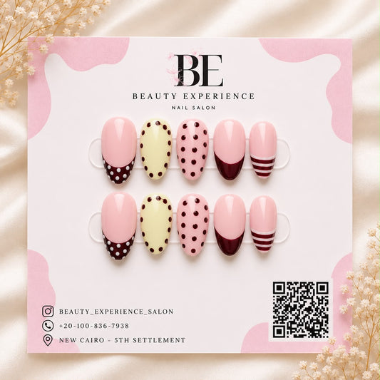 Press On Nails - Customized Polka Dots press-on nails
